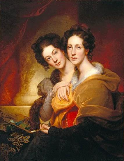 Rembrandt Peale The Sisters (Eleanor and Rosalba Peale)